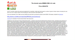 Desktop Screenshot of bemb.com